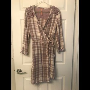 Sunday Wrap Dress with Shoulder Detail